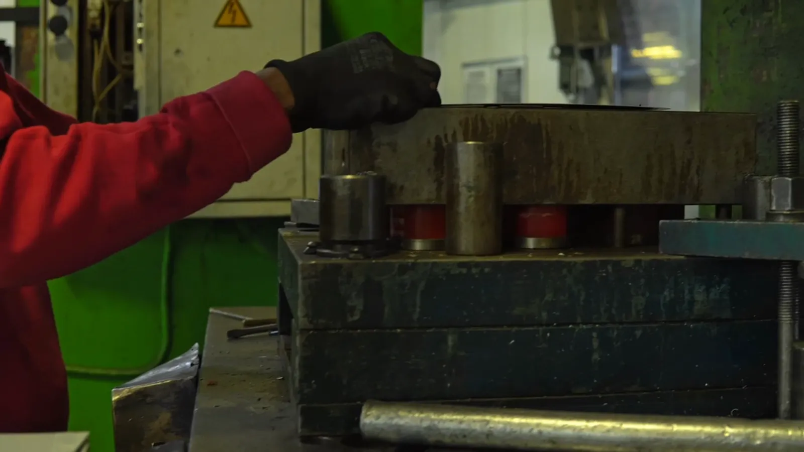 Real operating industrial machinery
